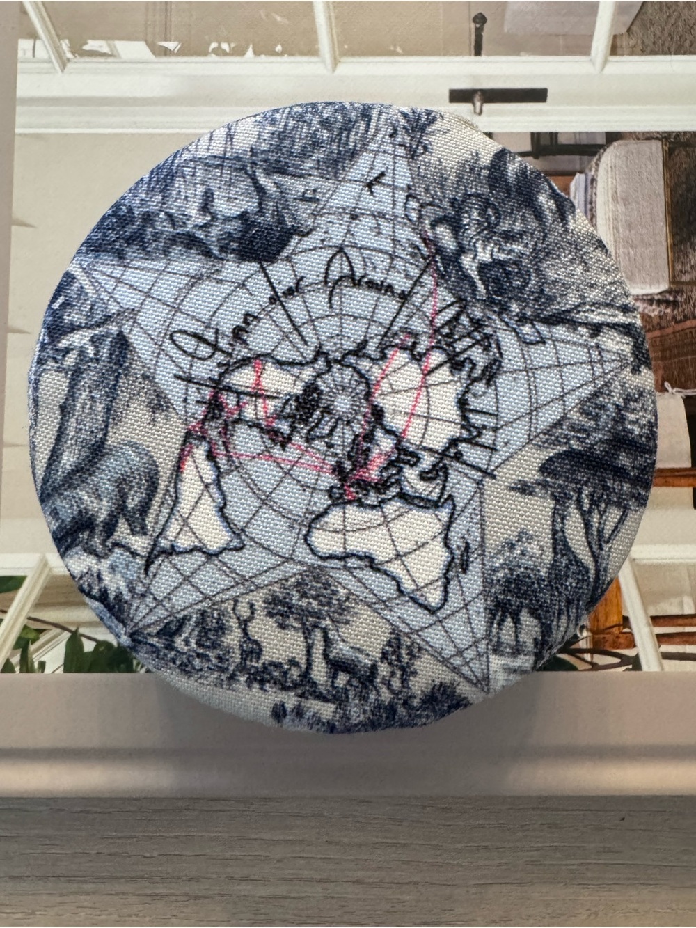 Dior around the world Travel jewelry pouch